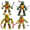 thumbnail image 1 of Figura de acción de Tortugas Ninjas mutantes adolescentes, modelo de colección de PVC Don, juguetes móviles Leonardo, Raphael, TMNT 2012 LIUWENJING unisex, 1 of 2