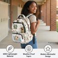 thumbnail image 4 of FUIALDOLG Bookish Bulldog Bag School Bag with Adjustable Shoulder Strap Adjustable Padded Straps Book Bag, Multi-Pocket 17 Inch Multi-pocket Bookbag for Casual Middle Back to School, 4 of 9
