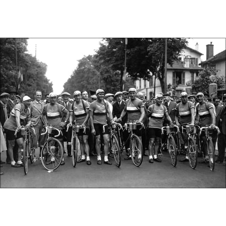 24"x36" Gallery Poster, Tour de France 1932, French national team