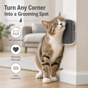4Pcs Cat Brush Cat Corner Self Groomer Softer Pet Wall Corner Massage Comb Corner Scratcher Pet Grooming Brush Comb Grooming