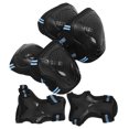 thumbnail image 1 of IDEANATEGRATE 1 De Protección Deportiva Con Rodilleras Coderas Y Protectores De Manos Color Negro, 1 of 7