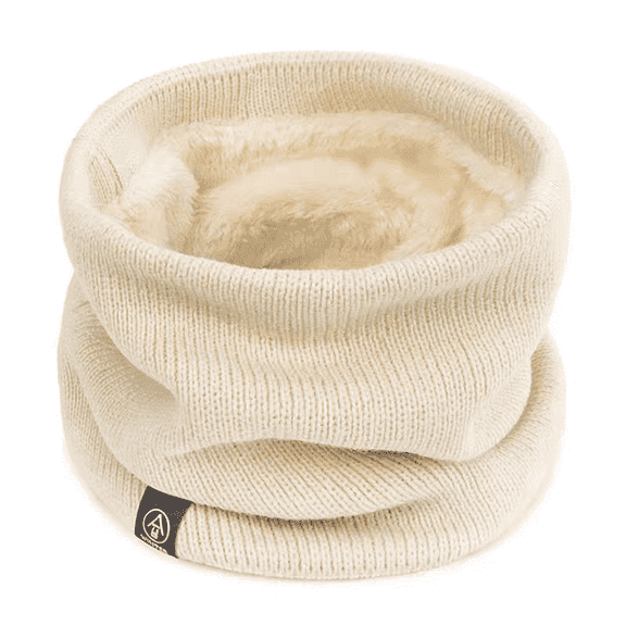 FLORNIX Scarf for Women,Cycling Gear Neck Warmer,Neck Gaiter Winter Scarf for Women,Beige