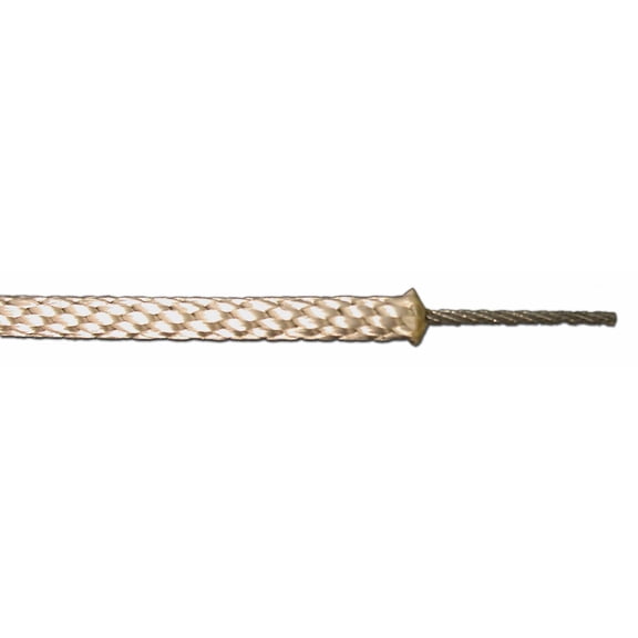 T.W. Evans Cordage 250-080-68 .25 in. x 500 ft. Braided Polyester Wire Center Rope