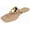 Beige, variant on Berness Women’s Thong Sandals – Gold Hardware Accent Square Toe Flat Sandals, Slip-On Dressy Summer Sandals KORI Tan Brown Camel 9