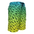 thumbnail image 3 of Traje de Baño Ocean Pacific Talla 4 con Estampado de Tiburones Azul y Verde Limón, 3 of 4