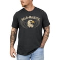 thumbnail image 3 of Funny Bald and Majestic Shirt for Men Eagle Dad Joke T-Shirt for Adults Dark Gray Heather Shirt Adult 2XL, 3 of 5