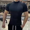thumbnail image 5 of PanBiqintyy Compression T-Shirt Men Bodybuilding Sportswear Short Sleeve Quick Dry Workout Shirts Sport Tops Tee Gym Running T-shirt Men, 5 of 9