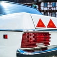 thumbnail image 4 of LEORX 10Pcs Red Triangle Reflectors Plastic Vehicle Rear Marker Boards for Enhanced Visibility, 4 of 7