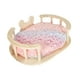 thumbnail image 3 of Cama de madera para conejos, casa para mascotas pequeñas, superficie lisa, nido cómodo y escondite con Oval, 3 of 9