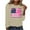 Beige, variant on CLOISE Breast Cancer Shirts Women Long Sleeve Crewneck Shirts Ribbon Oversized Breast Cancer Support Tops Cute Comfy Tshirts Cancer Awareness Outfits Army Green XL