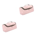 thumbnail image 4 of Vogacara Accesorios para rizadores de pelo Bolsa de almacenamiento Organizador de accesorios de estilo colgante 2piezas Rosa, 4 of 6