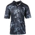 thumbnail image 1 of Burnside Golf Men's Tye Dye Performance Polo Shirt, Large Navy Blue, 1 of 3