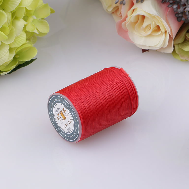 0.8mm Red Thread for Sewing Clothes Hats Leather Craft