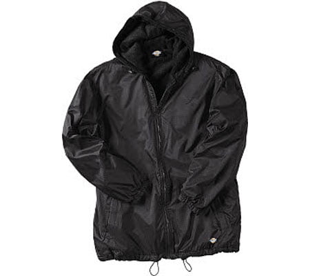 Men's Dickies Fleece Lined Hooded Nylon Jacket