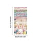 thumbnail image 3 of Decoraciones de Pascua Interior Easter Door Curtain Party Decorations Decoración del hogar, 3 of 6