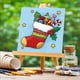 thumbnail image 2 of Kit de pintura sobre lienzo Anseal, 20 x 20 cm, paquete de 8 unidades, Navidad, 2 of 7