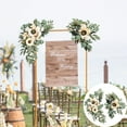 thumbnail image 1 of Simulación de boda, flor de bienvenida, letrero de flores, mesa de flores, fotografía, decoración, suministros de boda, conjunto de dos piezas, 1 of 5