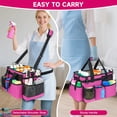 thumbnail image 4 of Bolsa organizadora Jaffzora de limpieza grande con asa, color rosa, 4 of 6