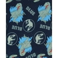 thumbnail image 6 of Jurassic World Boys' Movie Film Park Logo Blue Tight Fit Sleep Pajama Set, 6 of 7