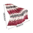thumbnail image 2 of Nkmbld Christmas Fleece Throw Blanket Christmas Elements Reindeer Snowflake Printed Flannel Blanket, Christmas Decoration for Party Sofa Bed Couch, 2 of 7