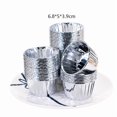 thumbnail image 1 of Tazas desechables gruesas for pasteles, 50 moldes for muffins, moldes for hornear resistentes a altas temperaturas, 1 of 2