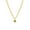 Olive Green White, variant on Titanium Steel Color Zircon Electroplated 18K Color Retention Necklace
