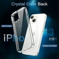 thumbnail image 4 of JETech 3 in 1 Case for iPhone 13 Mini 5.4-Inch with 2 Pack Tempered Glass Screen Protectors, Non-Yellowing Shockproof Bumper Phone Cover (Clear), 4 of 6