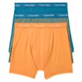thumbnail image 1 of Calvin Klein - Calzoncillos tipo bóxer para hombre, elásticos, paquete de 3, multicolor, grande Calvin Klein  Calzoncillos boxer, 1 of 2