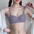 thumbnail image 2 of Underwear Thin Breathable Removable Double Shoulder Straps After Three Of Buckle Gathered Without Ring Bust Type Bra, 2 of 6