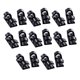 thumbnail image 2 of Abrazaderas de cable Hugo 16PCS Autoadhesivo Cable Wire Zip Tie 30mm Negro, 2 of 10