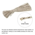 thumbnail image 4 of Polypropylene Rope Braid Cord 100ft/30M 7-Strand Core 0.2"(5mm) Dia Beige and Brown, 4 of 6