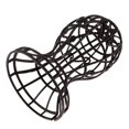 thumbnail image 3 of Folding Wig Holder Wig Drying Stand Wig Accessory Hat Display Rack Brown Banmo, 3 of 5