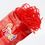 FirstChoiceCandy Red Strawberry Licorice Laces Shoe Lace Gummy Candy 1 Pound Resealable Bag Free Shipping