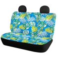 thumbnail image 5 of Psesaysky Tropical Leaf Art Rear Bench Seat Cover for Dogs, 2 Piece Car Back Seat Cover Fashion Decoration Bench Seat Back Covers, 5 of 7