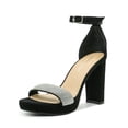thumbnail image 3 of Zapatilla De Graduación Pulsera Elegante Formal Brillos negro 26, 3 of 6