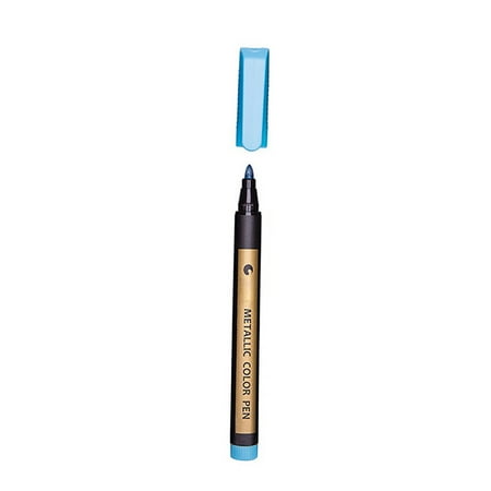 

Clearance Deals Cobowsici Pencil Curler Paint Highlight Pen Black CardDiy Photo Album Pen Water Based Color Metal Pen 1ml Blue