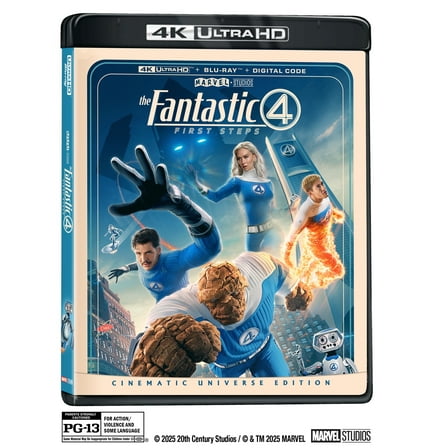 The Fantastic Four: First Steps (4K Ultra HD Blu-ray Digital Copy) Marvel Studios, Action & Adventure