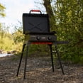 thumbnail image 2 of Blackstone Adventure Ready Outdoor Griddle, 22 Inch 2-Burner Flat Top Grill with Hood and Stand, Gray, 2 of 11