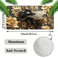 thumbnail image 2 of 1 Pcs 2D Flat License Plate Covers & Frames, A bee on a floral For Decorative Front, Waterproof For Decoration Aluminum License Plate Covers & Frames Cover For Men Women, 12" X 6", 2 of 7