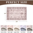 thumbnail image 2 of D Boho Area Rug for Living Room Machine Washable Rug Non Slip Carpet Soft Living Room Rug Room Decor Rugs for Bedroom Kids Playroom, 2 of 7