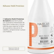 Salerm Cosmetics HAIRLAB MULTI-PROTEIN STRENGTHENING 2-PIECE KIT for Damage Hair, Shampoo 10.6oz + Balsam 9.8oz