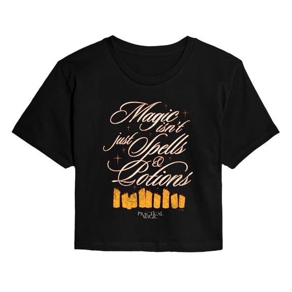 Practical Magic - Magic Isnt Just Spells & Potions Cropped Graphic T-Shirt