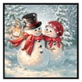 thumbnail image 1 of Cuadros Decorativos Bordado completo Navidad muñeco de nieve 3 hilos 11CT impreso punto de cruz algodón Kit DQrwqpou Nuevos Originales, 1 of 9