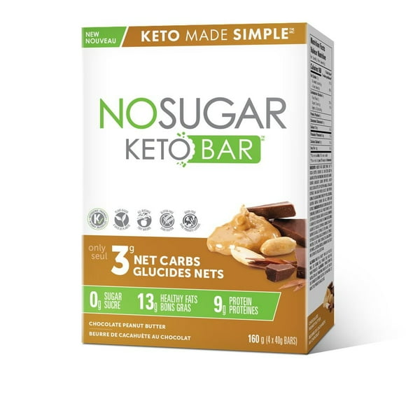 NO SUGAR BARRE CÉTO CPB 4 x 40 g