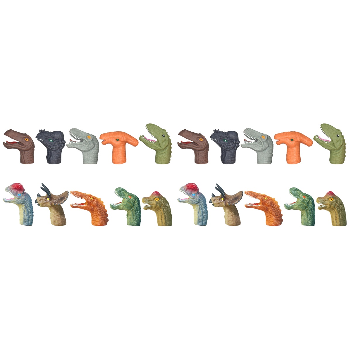 Frcolor Finger Puppets Doll Baby Hand Story Headbath Animal Puppet