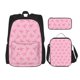 thumbnail image 1 of Balery Pink Bows Mochila escolar 3 en 1 para niños: mochila resistente con lonchera térmica y estuche para lápices. Mochila escolar para niños y niñas., 1 of 7