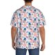 thumbnail image 3 of Fotbe American Gnomes Camisa Estampada de Manga Corta para Hombre, Casual de Verano, Estilo Playero, Sin Arrugas-4X-Large, 3 of 5