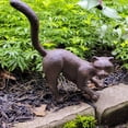 thumbnail image 6 of Cast Iron Playful Cat Door Stop Metal Stopper Outdoor Yard Art Patio Garden Statue Halloween Home Decor, 6 of 6