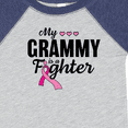 thumbnail image 4 of Inktastic Breast Cancer Awareness My Grammy is a Fighter Boys or Girls Baby Bodysuit, 4 of 5