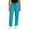 Blue, variant on Mlqidk Med Couture Scrubs Women Elastic Waist Straight Leg Jogger Scrubs Pants with Pockets Soft Lightweight Stretch Cargo Pant Black XL